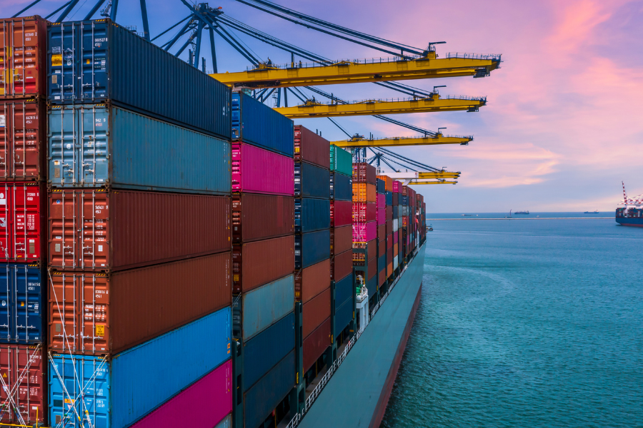 Supply chain operations illustration